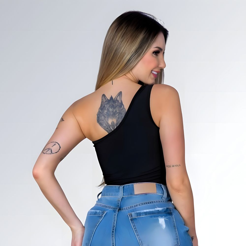 Cropped Mula Manca Um Ombro - JZ NEW MODA
