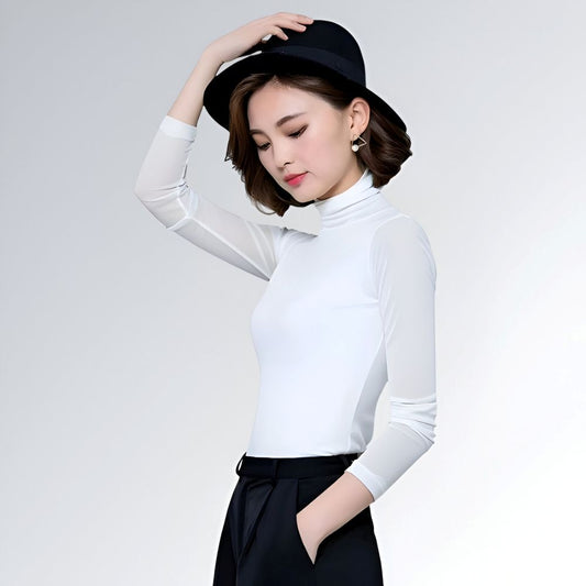 Blusa Manga Longa FEMME - JZ NEW MODA