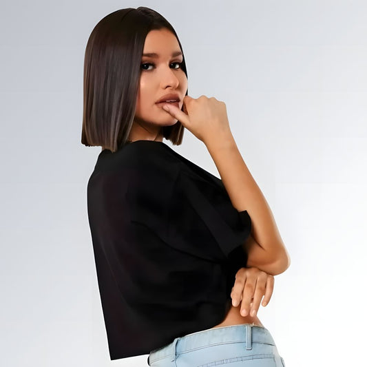 Blusa Solta Manga Curta - JZ NEW MODA
