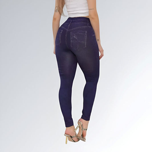 Calça Legging Efeito Jeans Empina e Levanta Bumbum Feminina Jz new store moda