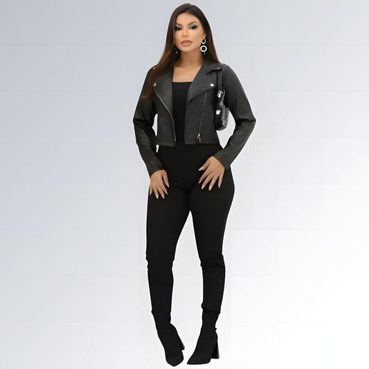 Jaqueta Couro Bomber - JZ NEW MODA