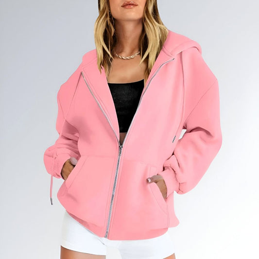 Moletom Zip Up Manga Longa - JZ NEW MODA
