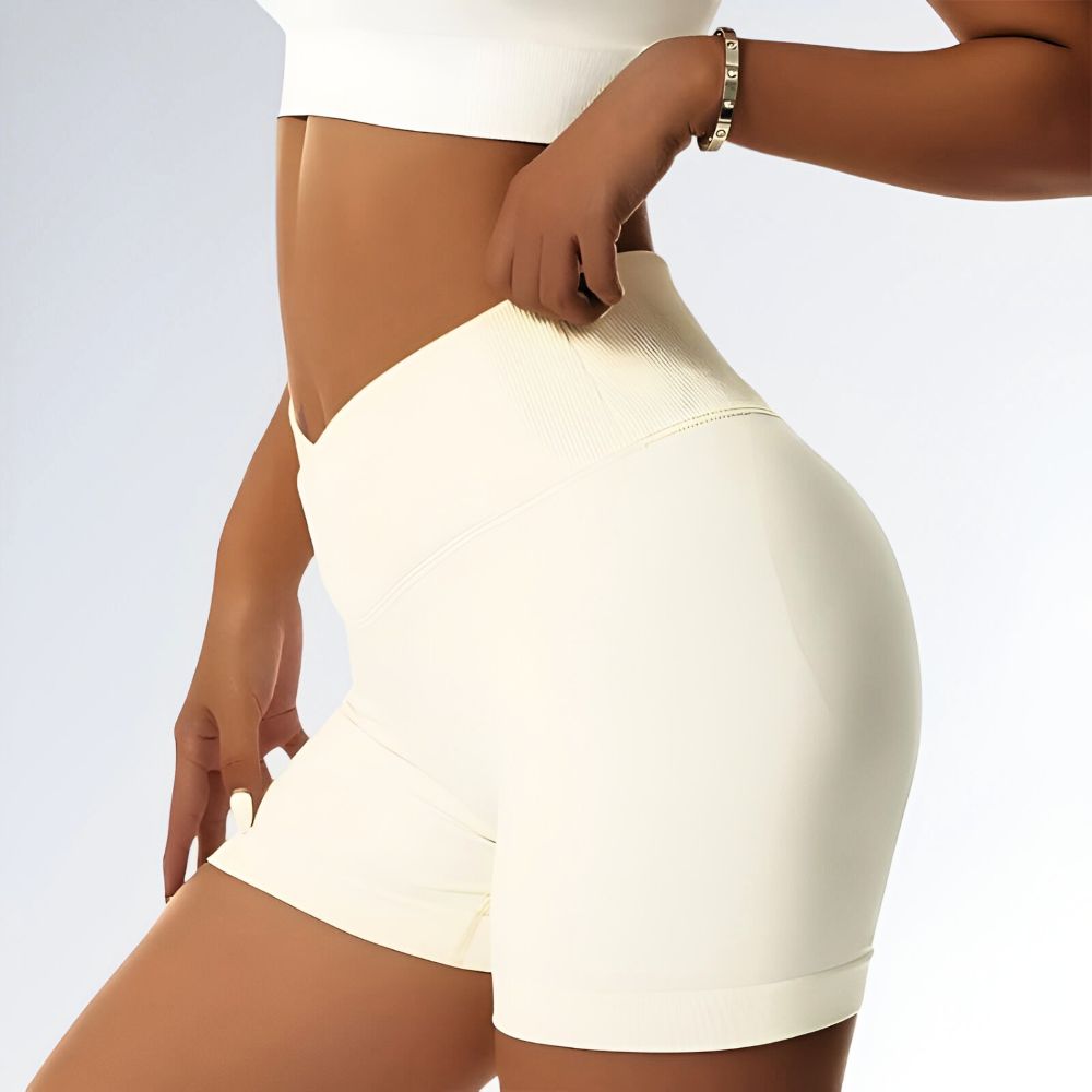 Shorts Cintura Alta Legging Respirável - JZ NEW MODA