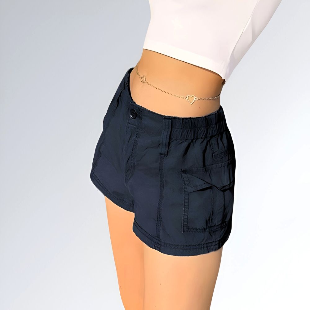 Shorts Vintage Cintura Alta - JZ NEW MODA