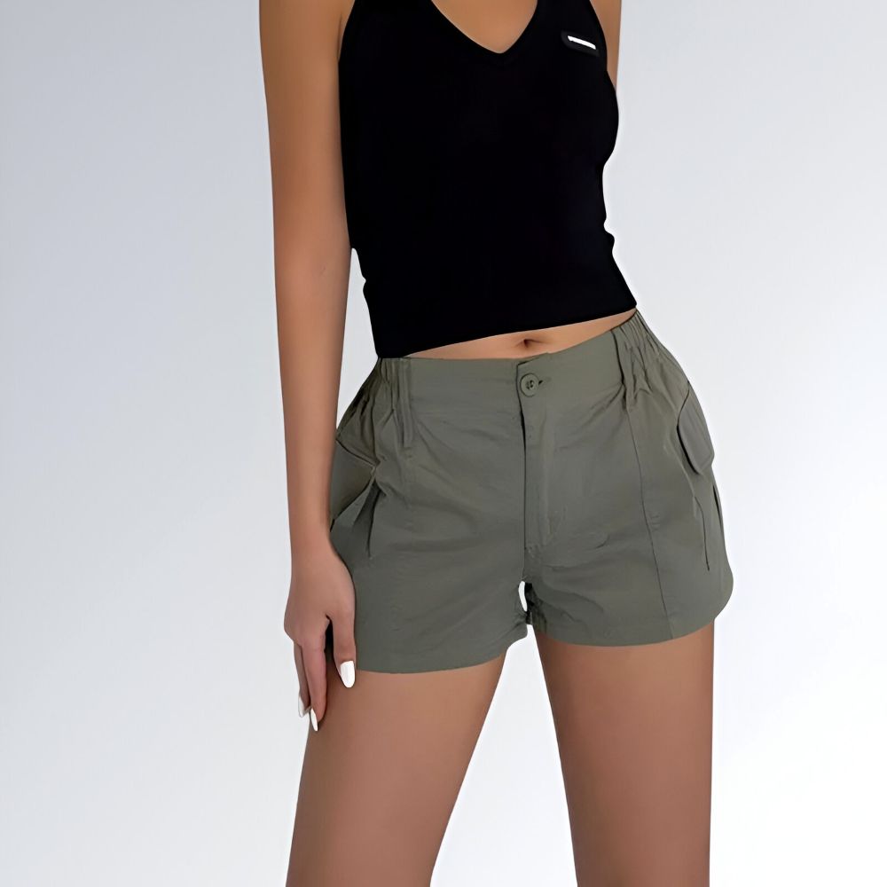 Shorts Vintage Cintura Alta - JZ NEW MODA